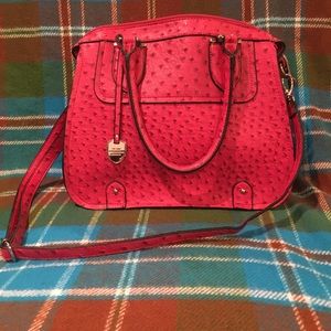 London Fog ostrich bag